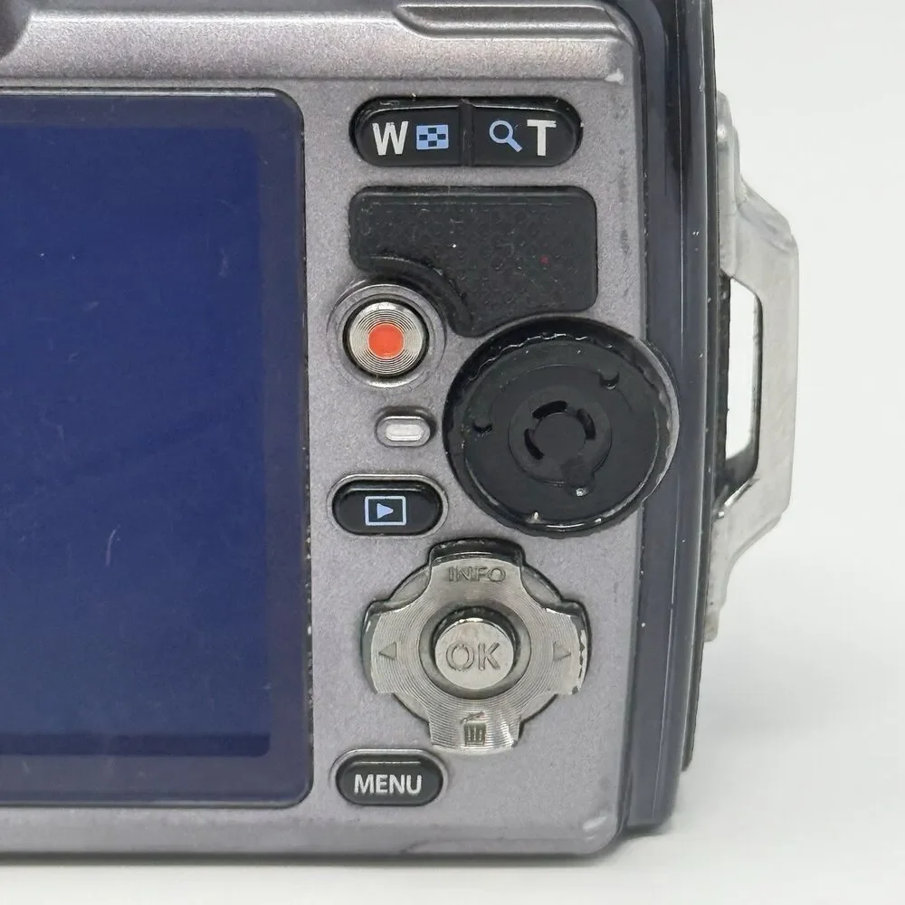 Olympus Tough TG-1 Waterproof Digital Camera Black Tested No Charger